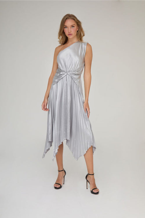 MOONLIT CHARM MIDI DRESS