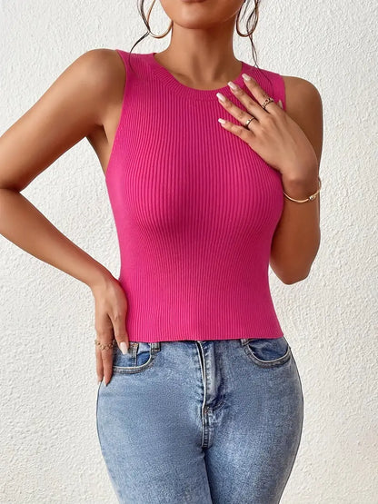 CELESTIA HALO SLEEVELESS CROP TOP