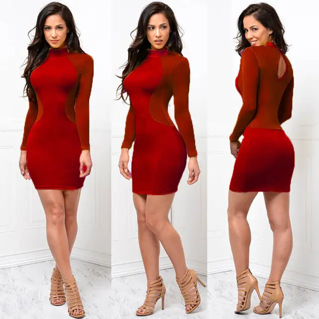 WOMEN SEXY BODYCON DRESS